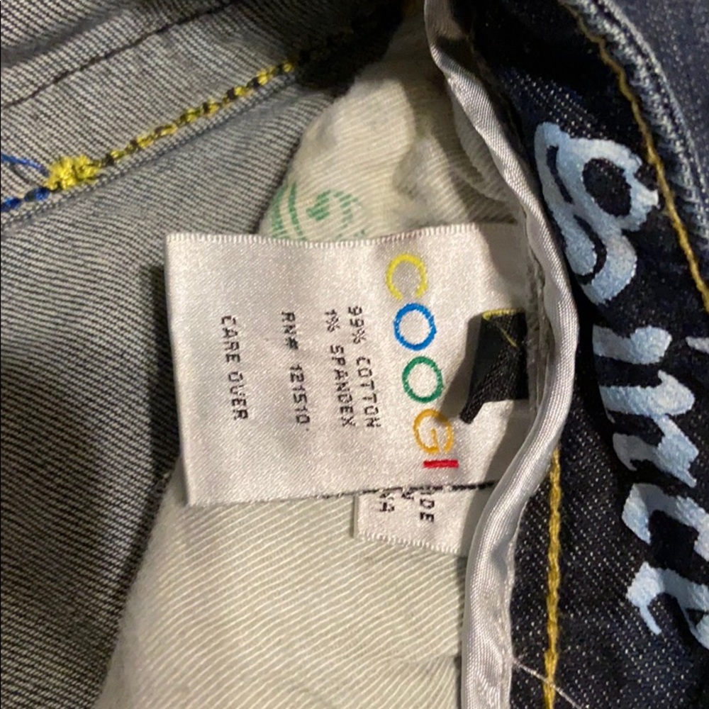 Authentic Coogi Jeans straight leg denim- size 7/8 - Picture 9 of 16